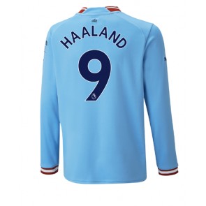 Manchester City Erling Haaland #9 Hemmatröja 2022-23 Långärmad